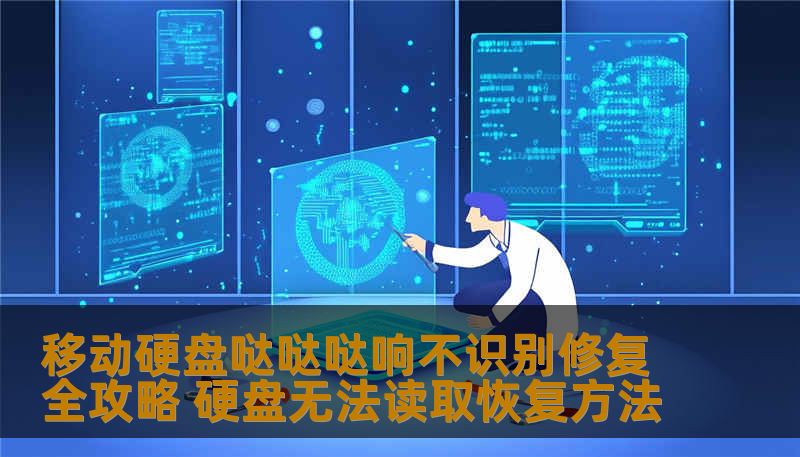 移动硬盘哒哒哒响不识别修复全攻略 硬盘无法读取恢复方法