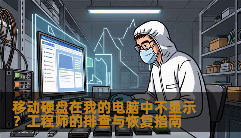 移动硬盘在我的电脑中不显示？工程师的排查与恢复指南