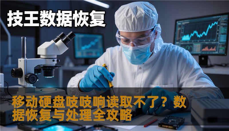 移动硬盘吱吱响读取不了？数据恢复与处理全攻略