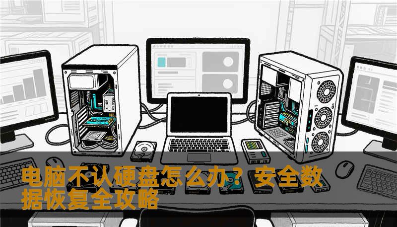 电脑不认硬盘怎么办？安全数据恢复全攻略
