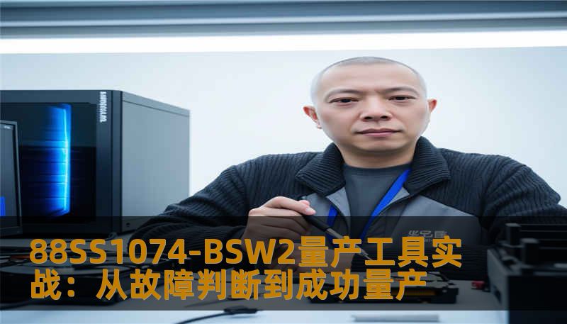 88SS1074-BSW2量产工具实战：从故障判断到成功量产