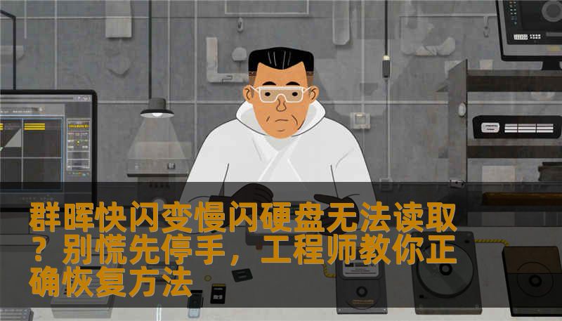 群晖快闪变慢闪硬盘无法读取？别慌先停手，工程师教你正确恢复方法