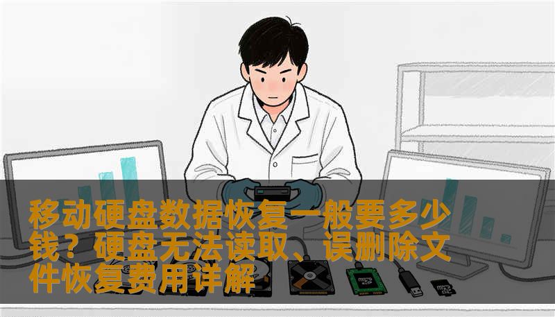 移动硬盘数据恢复一般要多少钱？硬盘无法读取、误删除文件恢复费用详解
