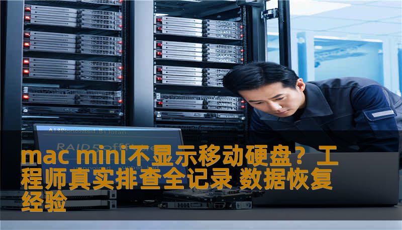 mac mini不显示移动硬盘？资深数据恢复工程师分享真实排查步骤、供电/格式/接口故障判断及技王数据恢复经验案例，手把手解决硬盘不识别问题。