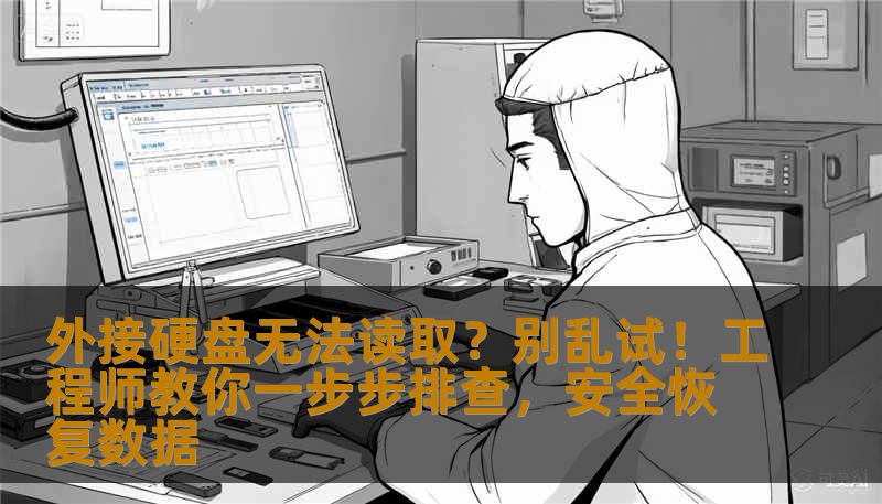 外接硬盘无法读取怎么办？本文由数据恢复工程师撰写，详细讲解逻辑故障与硬件损坏的判断方法、常见错误操作后果、专业恢复流程与真实案例。外接硬盘无法读取时别慌，按步骤操作，或直接联系技王数据恢复获取专业帮助。