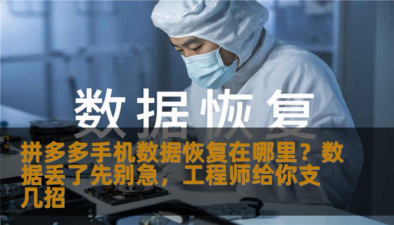 拼多多手机数据恢复在哪里？本文由资深数据恢复工程师撰写，详细讲解硬盘误删除、格式化、无法读取、SSD故障等场景下的数据恢复方法、操作误区及专业流程，帮助您安全高效找回宝贵数据。技王数据恢复提供免费检测与专业服务。