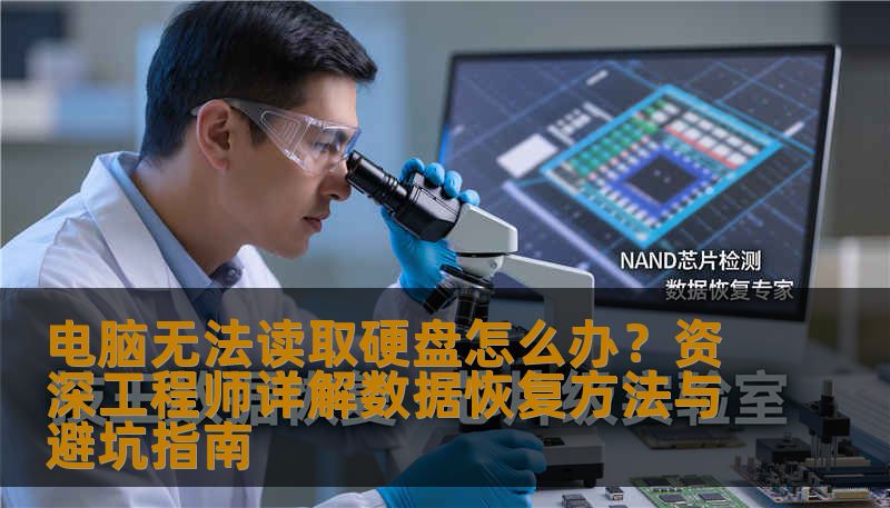 电脑无法读取硬盘？本文由专业数据恢复工程师撰写，为您分析硬盘不识别的原因，并提供详细的硬盘无法读取恢复方法与SSD数据恢复流程，助您安全找回丢失的照片、文档及企业数据。