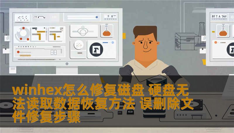 winhex怎么修复磁盘 硬盘无法读取数据恢复方法 误删除文件修复步骤