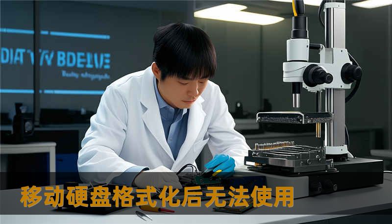 移动硬盘格式化后无法使用