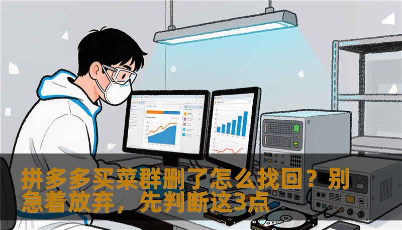拼多多买菜群删了怎么找回?别急着放弃,先判断这3点 拼多多买菜群删了怎么找回?别急着放弃,先判断这3点