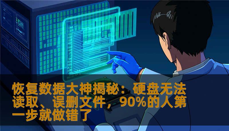 恢复数据大神揭秘：硬盘无法读取、误删文件，90%的人第一步就做错了