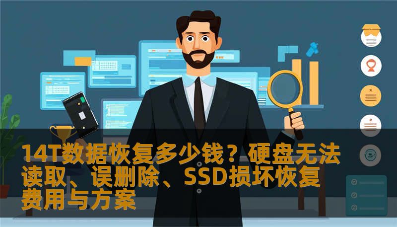 14T数据恢复多少钱？本文详细解析14T硬盘、SSD、服务器数据恢复费用与流程。硬盘无法读取、误删除、格式化、系统崩溃等问题，技王数据恢复工程师教你安全恢复方法，避免数据二次损坏。