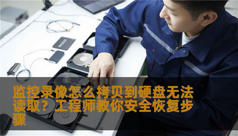 监控录像怎么拷贝到硬盘无法读取？工程师教你安全恢复步骤