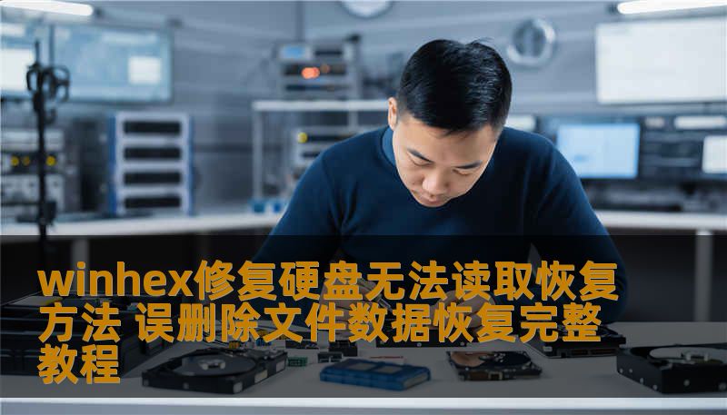 winhex修复硬盘无法读取恢复方法 误删除文件数据恢复完整教程
