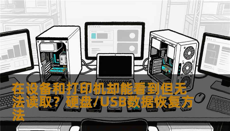 在设备和打印机却能看到但无法读取？硬盘/USB数据恢复方法