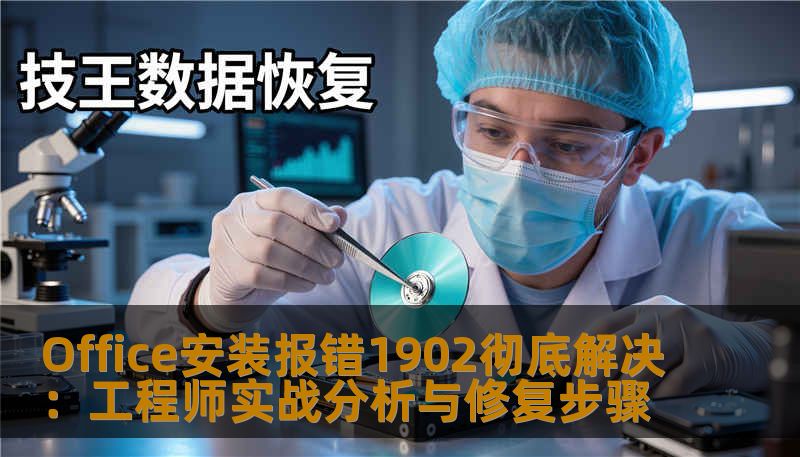 深入解析Office安装报错1902的根源，提供从注册表修复到Windows Installer重建的完整方案，结合数据恢复工程师的真实案例，帮你彻底解决安装中断问题。
