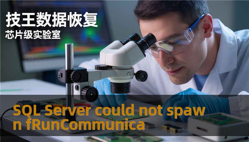 SQL Server could not spawn fRunCommunica