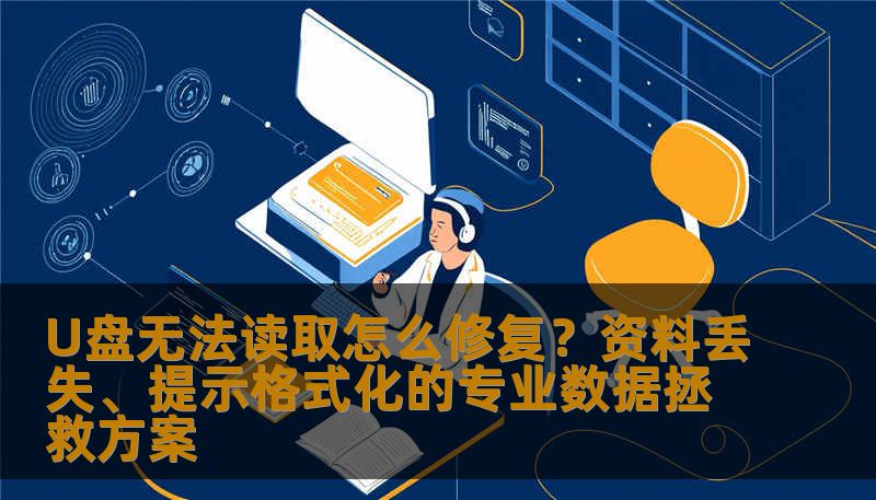 正在搜索u盘无法读取怎么修复？本文由资深工程师解析U盘不识别、提示格式化等故障原因，提供安全的数据恢复指导，避免二次破坏，助您找回珍贵的照片和办公文档。