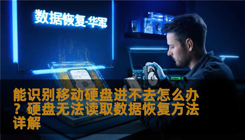 能识别移动硬盘进不去怎么办？硬盘无法读取数据恢复方法详解