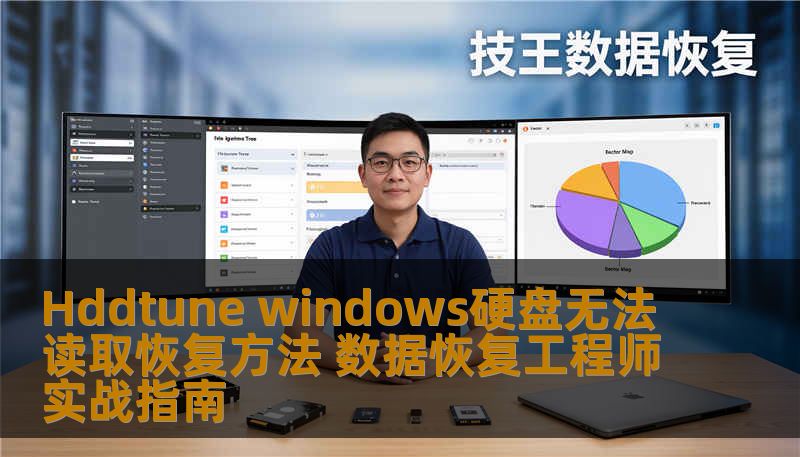 Hddtune windows检测出硬盘故障怎么办？本文由数据恢复工程师撰写，详细讲解Hddtune windows硬盘无法读取恢复方法、SSD数据恢复流程、误删除文件恢复步骤，帮助您安全高效恢复数据。技王数据恢复全国9城直营店，专业服务让数据失而复得。