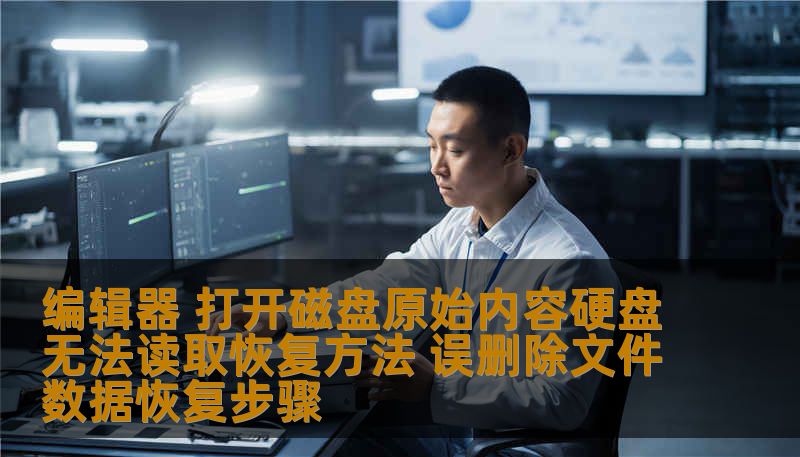 编辑器 打开磁盘原始内容硬盘无法读取恢复方法 误删除文件数据恢复步骤