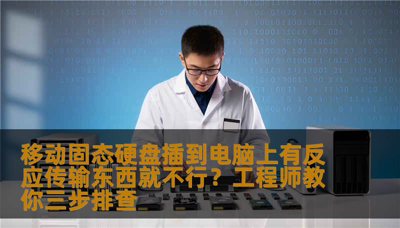 遇到移动固态硬盘插到电脑上有反应传输东西就不行的状况？别急，这篇文章是工程师手把手教你判断是逻辑故障还是硬件损坏，详细讲解移动固态硬盘插到电脑上有反应传输东西就不行SSD数据恢复流程、误删除文件恢复步骤以及照片恢复教程。如果你自己搞不定，技王数据恢复全国9城直营，专业帮你解决。