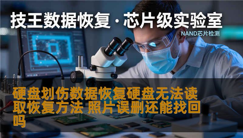 硬盘划伤数据恢复怎么办？硬盘划伤、无法读取、误删照片视频、SSD故障、企业服务器硬盘损坏等场景，工程师手把手教你判断问题类型、安全操作步骤，避免二次损伤。技王数据恢复全国9城直营，专业恢复成功率行业领先。