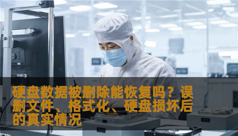 硬盘数据被删除能恢复吗？本文从工程师视角讲透误删除、格式化、硬盘损坏、SSD无法读取等场景下的恢复原理与操作流程。附真实案例与避坑指南，技王数据恢复全国9城直营，免费检测评估。