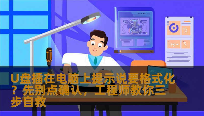 遇到U盘插在电脑上提示说要格式化的情况千万别乱点。数据恢复工程师详解逻辑故障与硬件损坏的判断方法、常见操作误区及后果，以及专业恢复流程。附真实案例和成功率分析，帮你安全恢复照片、文档等重要数据。
