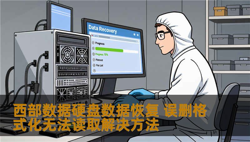 西部数据硬盘数据恢复 误删格式化无法读取解决方法