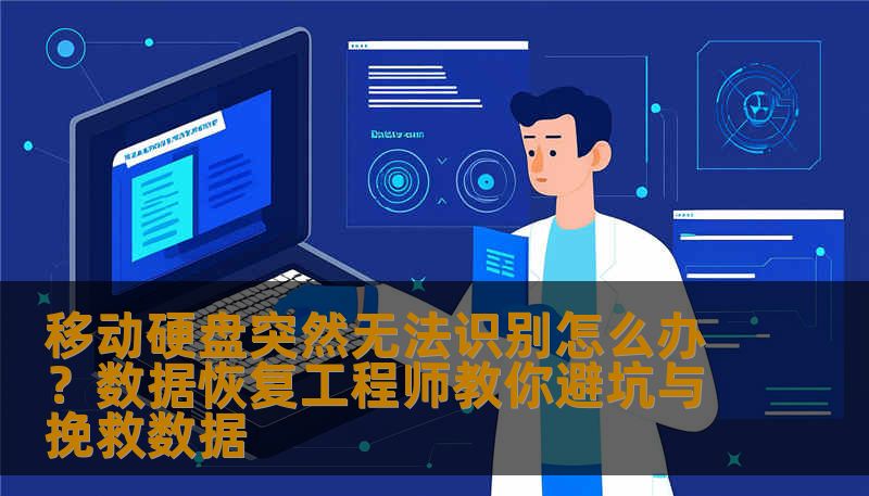 移动硬盘突然无法识别怎么办？数据恢复工程师教你避坑与挽救数据
