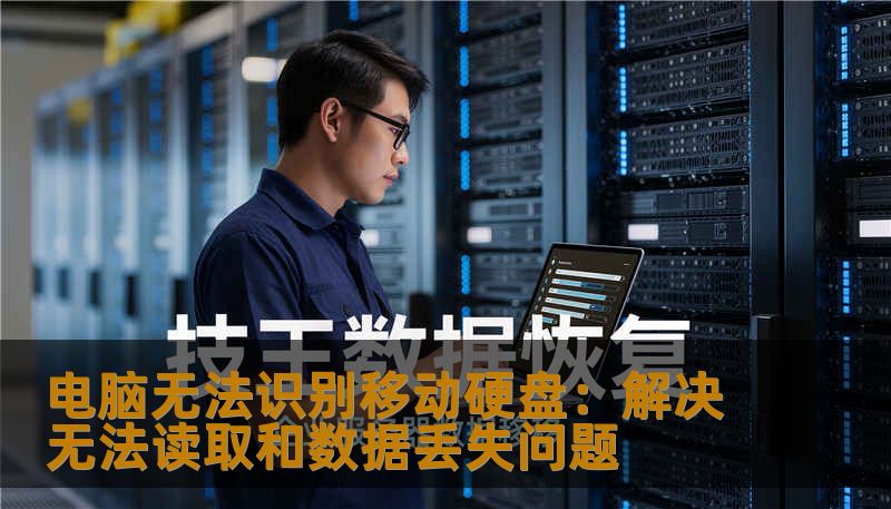 本文介绍电脑无法识别移动硬盘的解决方案，包括硬盘无法读取、SSD数据恢复、误删除文件及企业服务器硬盘恢复方案，附操作步骤、真实案例及技王数据恢复指导，帮助用户快速、安全找回数据。