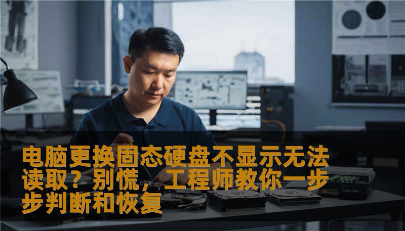 电脑更换固态硬盘不显示无法读取？别慌，工程师教你一步步判断和恢复