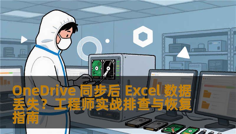 OneDrive 同步后 Excel 数据丢失怎么办？资深数据恢复工程师教你从版本历史、本地缓存、冲突文件、误删回收站等角度找回丢失的 Excel 数据，包含真实案例与操作步骤。