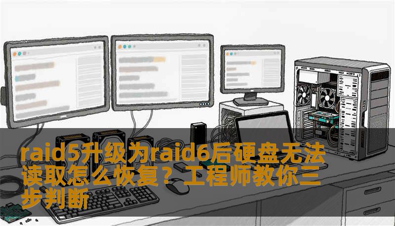 raid5升级为raid6后硬盘无法读取怎么恢复？工程师教你三步判断
