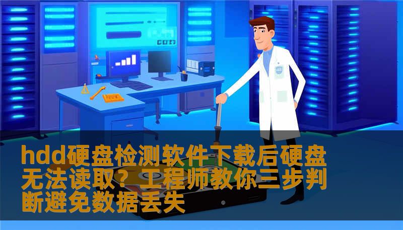 hdd硬盘检测软件下载后硬盘无法读取？工程师教你三步判断避免数据丢失