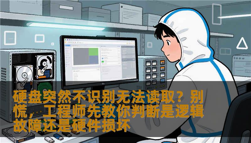 硬盘突然不识别无法读取？别慌，工程师先教你判断是逻辑故障还是硬件损坏