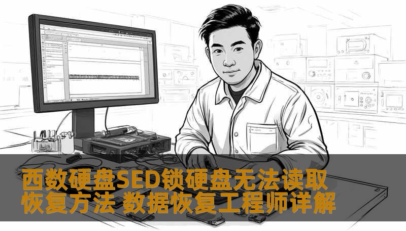西数硬盘SED锁硬盘无法读取恢复方法 数据恢复工程师详解
