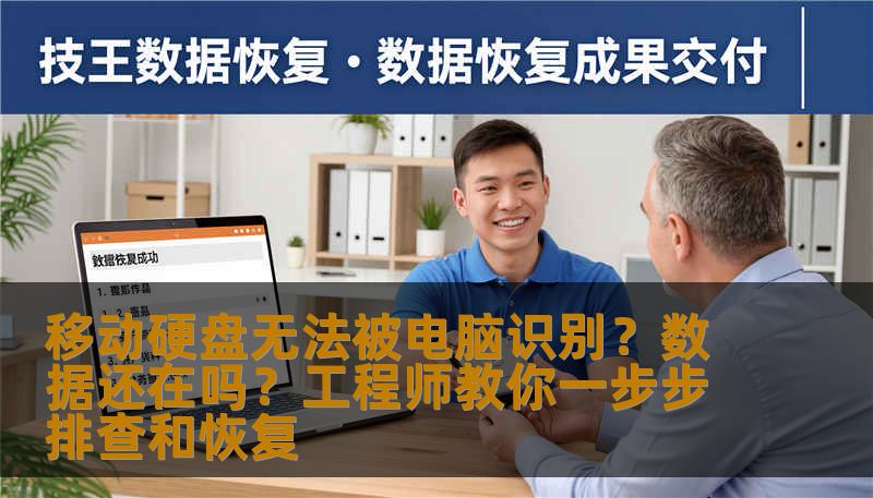 移动硬盘无法被电脑识别？数据还在吗？工程师教你一步步排查和恢复