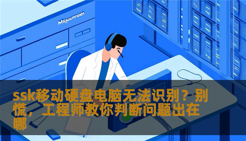 ssk移动硬盘电脑无法识别怎么办？本文由数据恢复工程师撰写，从逻辑故障到物理损坏，详细讲解判断方法、恢复流程和真实案例，帮助您安全恢复数据。技王数据恢复全国9城直营，免费检测，不成功不收费。