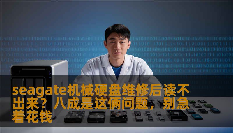 seagate机械硬盘维修后读不出来？八成是这俩问题，别急着花钱