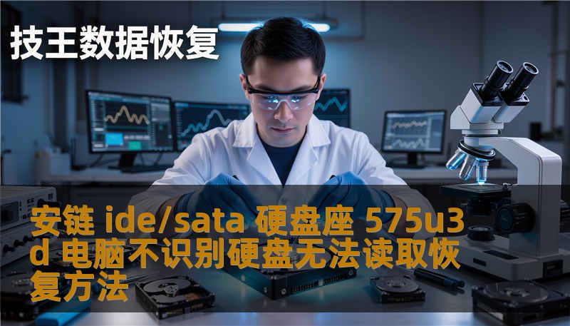 安链 ide/sata 硬盘座 575u3d 电脑不识别怎么办？数据恢复工程师详解硬盘无法读取的恢复方法，包括误删除、格式化、SSD无法读取等场景，技王数据恢复专业处理，全国9城直营，电话4006-759388。