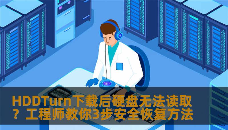 HDDTurn下载后硬盘还是读不出来？别乱试了。技王数据恢复工程师告诉你：90%的硬盘问题自己搞不定，操作不当数据永久丢失。本文详细拆解HDDTurn下载后硬盘无法读取的3步安全恢复方法，涵盖逻辑故障、硬件故障、SSD恢复流程，附真实案例和费用分析。