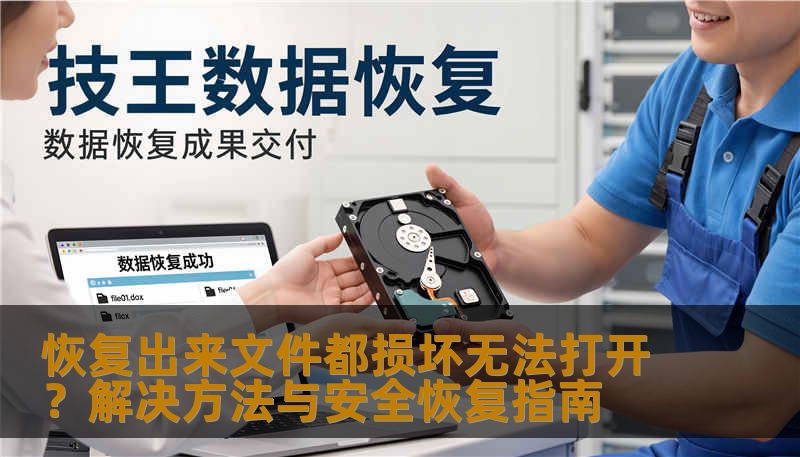 恢复出来文件都损坏无法打开？本文提供完整原因分析和安全恢复方案，包括误删除、格式化、硬盘/SSD损坏等情况，指导快速恢复照片、视频、文档，避免二次损坏。