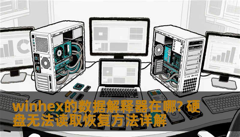 winhex的数据解释器在哪? 硬盘无法读取恢复方法详解