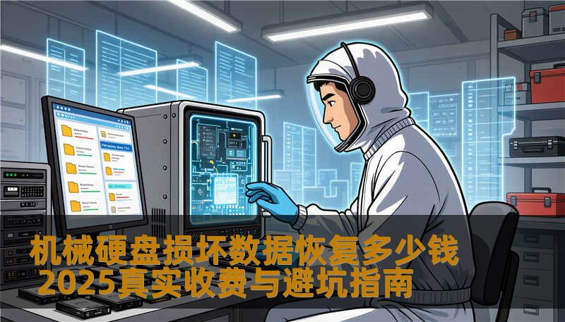 机械硬盘损坏数据恢复多少钱 2025真实收费与避坑指南