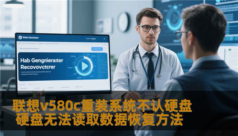 联想v580c重装系统不认硬盘 硬盘无法读取数据恢复方法