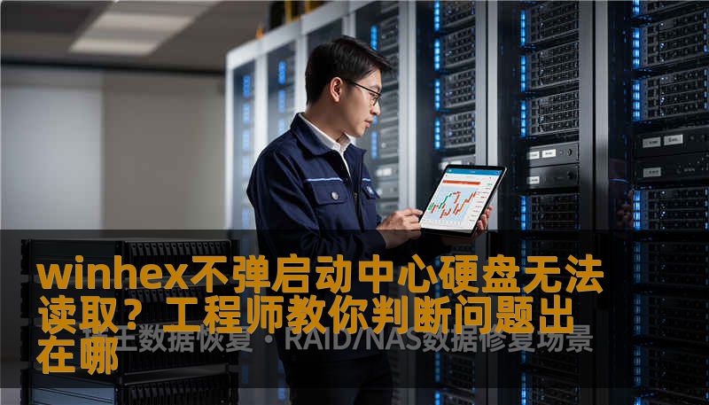 winhex不弹启动中心硬盘无法读取？工程师教你判断问题出在哪