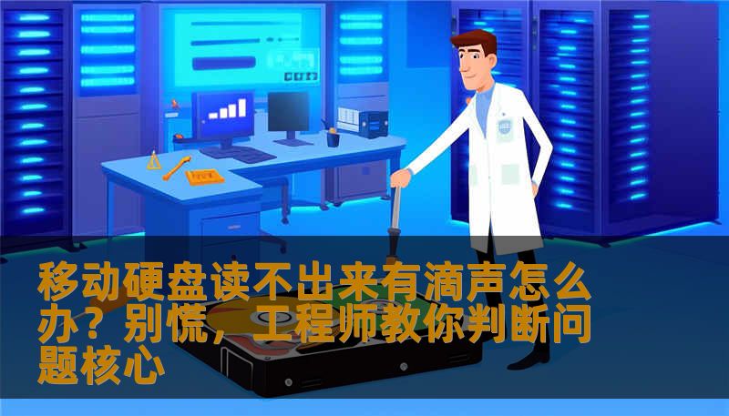 移动硬盘读不出来有滴声怎么办？别慌，工程师教你判断问题核心