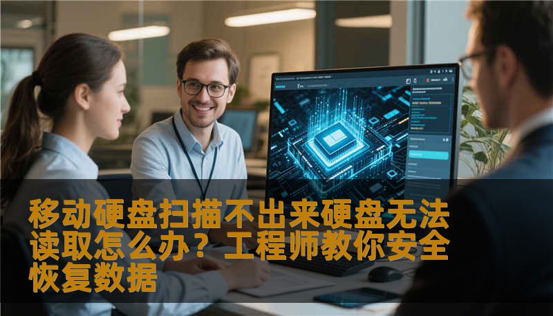 移动硬盘扫描不出来硬盘无法读取怎么办？工程师教你安全恢复数据